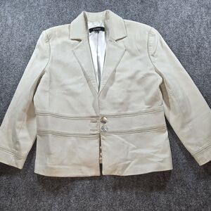 Cortina Vintage Leather Blazer sz L